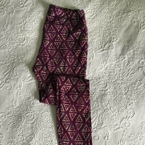 LuLaRoe Triangle-print Leggings